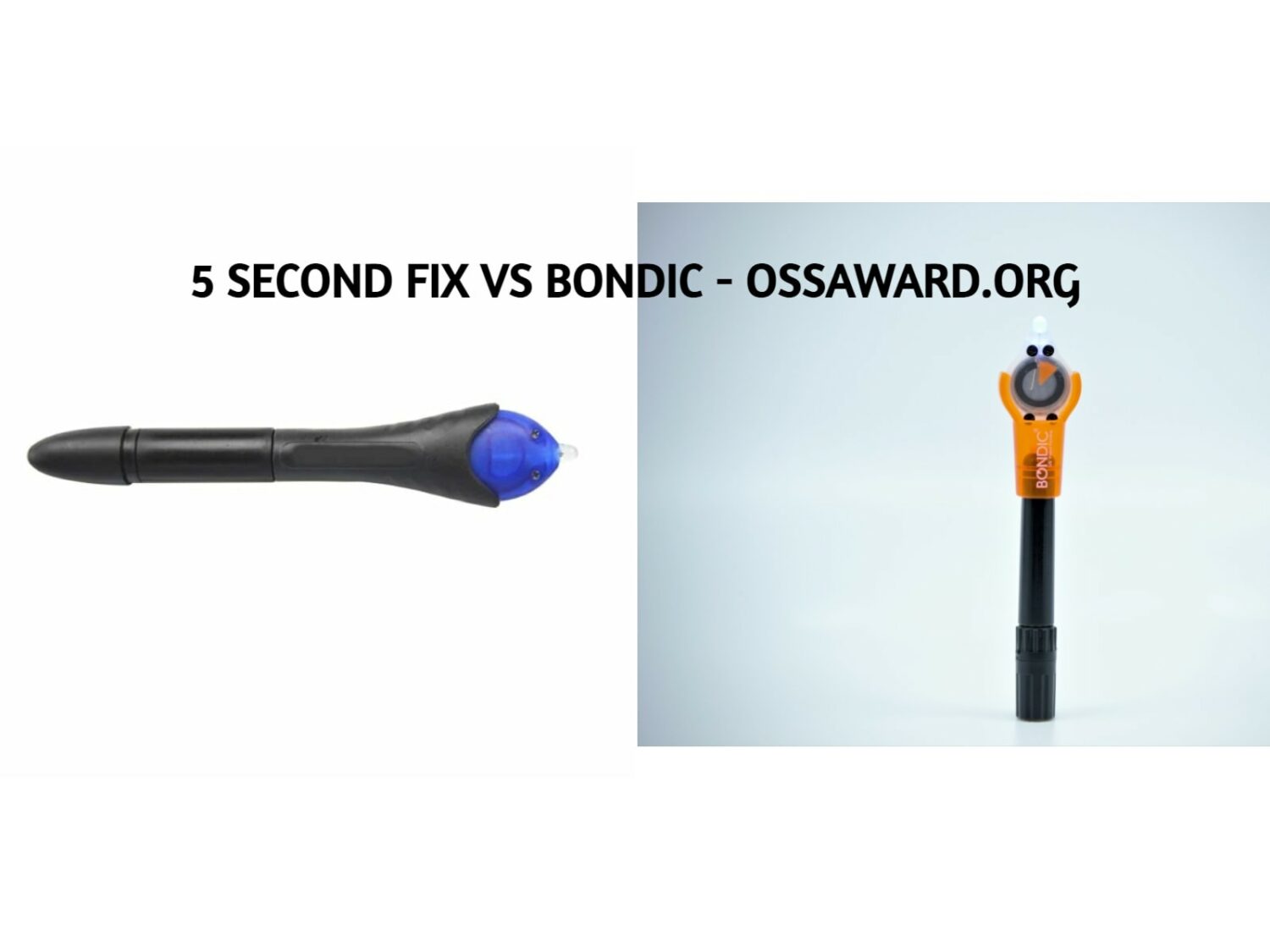 5 Second Fix vs Bondic - Comparison