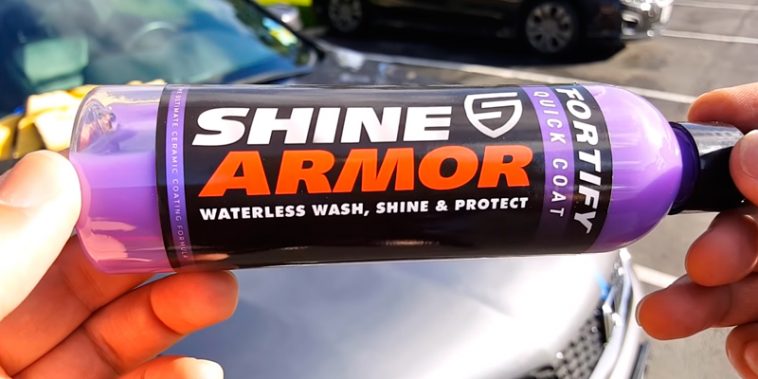 Shine Armor being used on a car