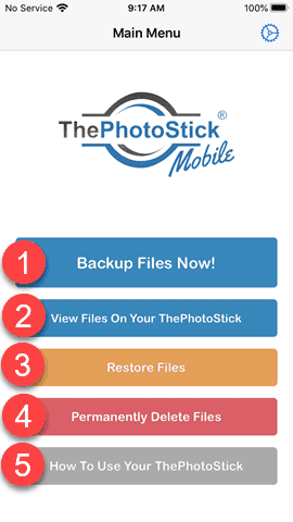 Getting to know ThePhotoStick Mobile NEW App Interface