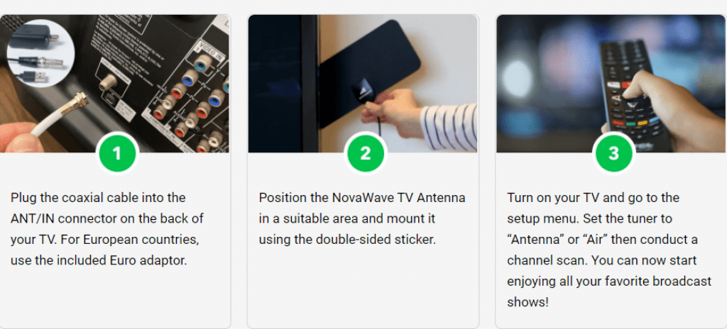How to use the Novawave HD TV