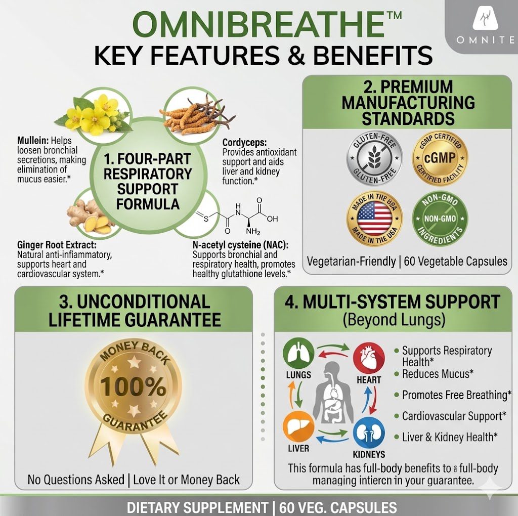OmniBreathe Review (2026): Does This Lung Cleaner Actually Work? 2 omnibreathe Key Features & Benefits